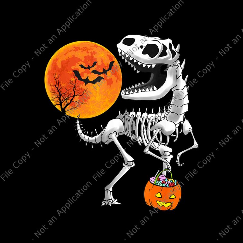 Halloween Dinosaur T Rex Skeleton Scary Png, Halloween Dinosaur Png, T-rex Halloween Png, Halloween Png, Skeleton Dinosaur Png, Skeleton Halloween Png