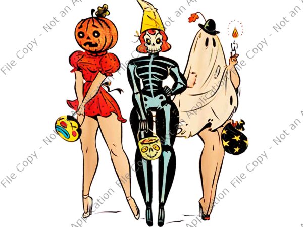 Halloween witch pin up retro vintage pumpkin women png, halloween witch png, halloween png, witch png graphic t shirt