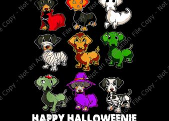 Dachshund Happy Halloweiner Png, Funny Halloween Dogs Lover Png, Dachshund Halloween Png, Dogs Halloween Png, Dachshund Dog Png