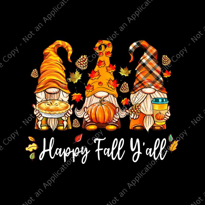 Happy Fall Y’all Gnome Pumpkin Truck Autumn Thanksgiving Png, Happy Fall Y’all Gnome Png, Gnome Thanksgiving Png, Gnome Truck Png
