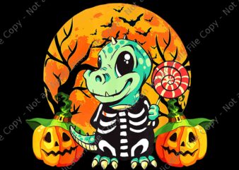 Dinosaur Halloween Png, Funny Retro Halloween Cute Dinosaur Png, Dinosaur Pumpkin Halloween Png, Halloween 2022 Png