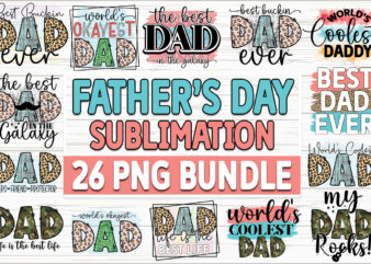 Fathers Day Sublimation Bundle t shirt graphic design
