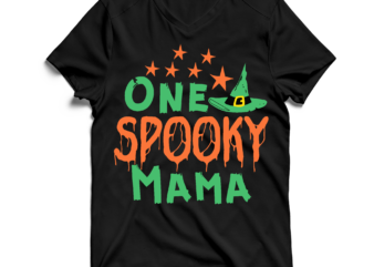 One Spooky Mama SVG Cut File , Halloween SVG , Halloween SVG Bundle , Halloween SVG Design , Halloween SVG Bundle , Halloween SVG Design Bundle , Halloween Bundle ,