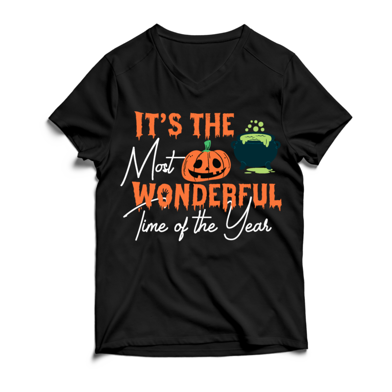 It's Most Wonderful Time the Year T-Shirt Design , It's Most Wonderful Time the Year SVG Cut File ,Halloween SVG , Halloween SVG Bundle , Halloween SVG Design , Halloween