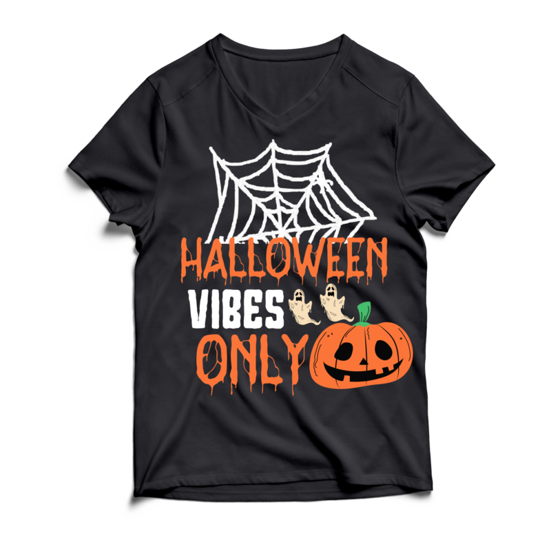 Halloween Vibes Only T-Shirt Design , Halloween Vibes Only SVG Cut FIle , Halloween SVG Design , Halloween SVG Bundle , Halloween SVG Design Bundle , Halloween Bundle , Scary