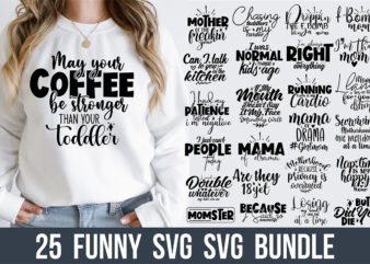 Funny Mom SVG Bundle