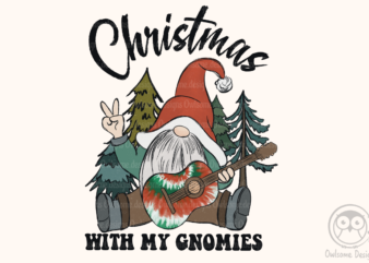 Gnomes Hippie Christmas Sublimation