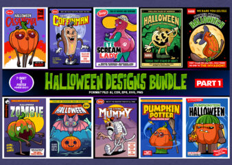 HALLOWEEN DESIGNS BUNDLE part 1