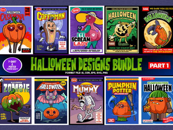 Halloween designs bundle part 1