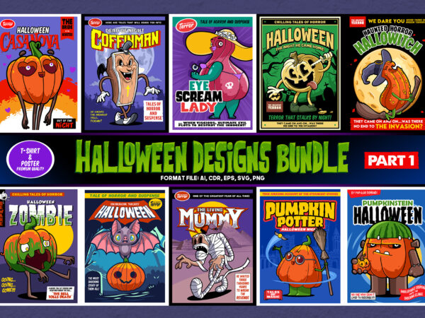 Halloween designs bundle part 1