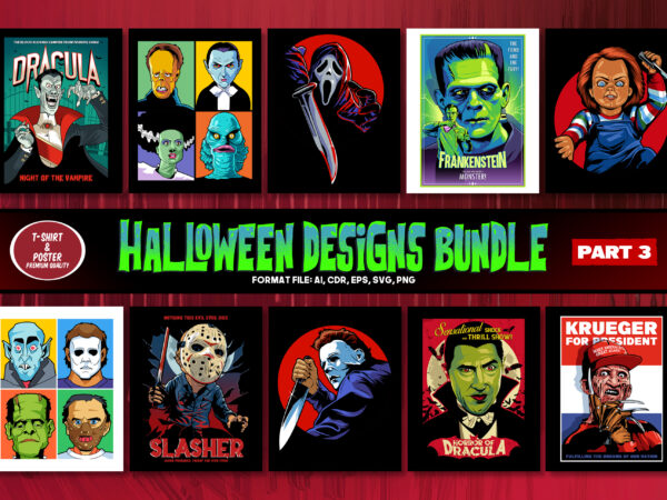 Halloween designs bundle part 3