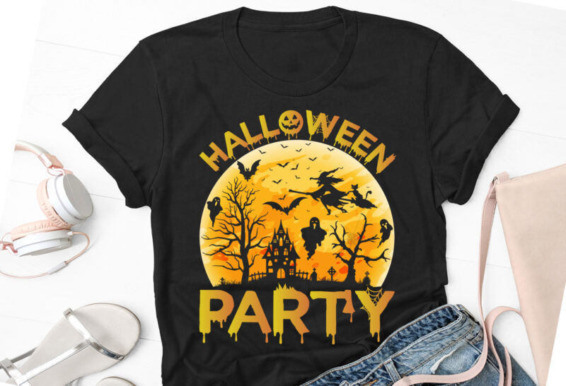 Halloween T-Shirt Design Bundle-Halloween T-Shirt Design