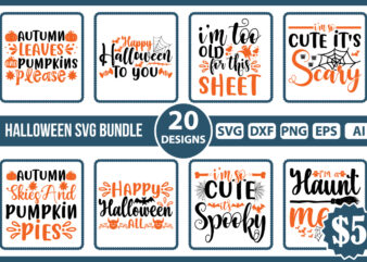 Halloween SVG Bundle t shirt vector illustration