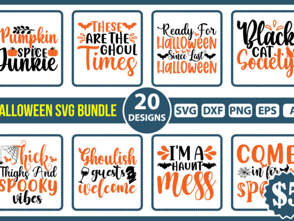 Halloween svg bundle, halloween t-shirt bundle, witch svg, ghost svg, pumpkin svg, halloween vector, sarcastic svg, cricut, funny mom svg, halloween shirt print template