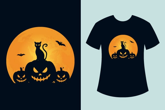 Halloween T shirt Designs, Halloween-T shirt Design Bundle, Halloween Background for T-shirt Design, Boo and Ghost T-shirt Design, Halloween Vector, Halloween T-shirts