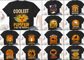 Halloween T-Shirt Design Bundle-Halloween T-Shirt Design