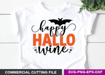 Happy hallo wine SVG