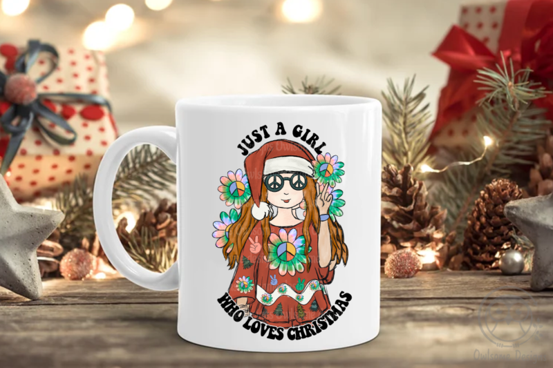 Hippie Groovy Christmas Sublimation Bundle