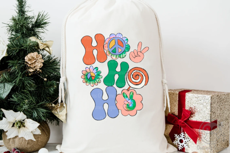 Hippie Groovy Christmas Sublimation Bundle