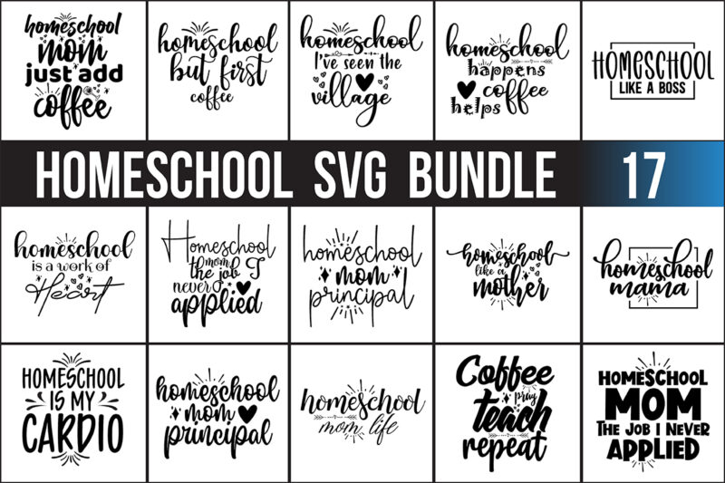 Homeschool Mom SVG bundle