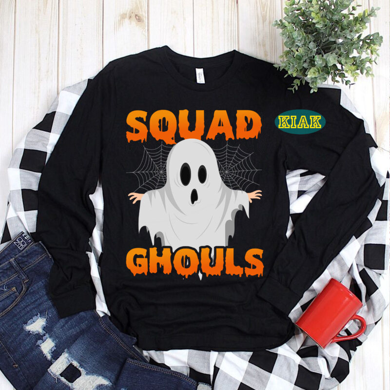 Squad Ghouls Svg, Halloween Svg, Halloween, Halloween costume, Halloween Party, Halloween Png, Pumpkin Svg, Witch Svg, Ghost Svg, Spooky, Hocus Pocus Svg, Trick or Treat Svg, Stay Spooky, Funny Halloween