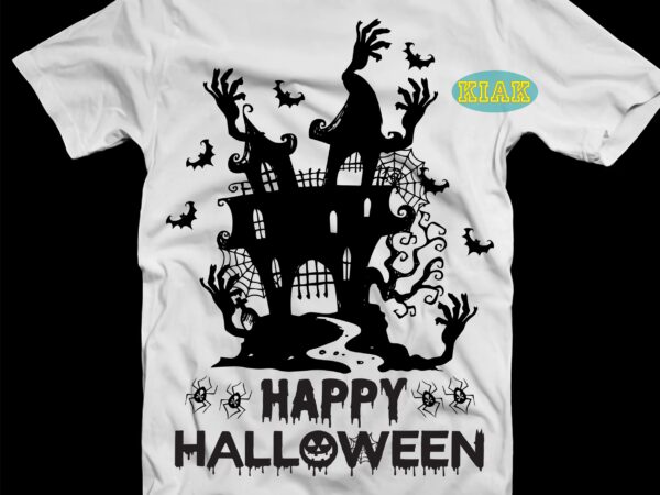Spooky house svg, halloween house svg, halloween t shirt design, halloween design, halloween svg, halloween party, halloween png, pumpkin svg, halloween vector, witch svg, spooky, hocus pocus svg, trick or