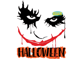 Joker Halloween SVG, Joker SVG, Joker Face PNG, Halloween Svg, Halloween death, Halloween Night, Halloween Party, Halloween quotes, Funny Halloween, October 31 Svg, Ghost svg, Pumpkin svg, Hocus Pocus Svg, vector clipart