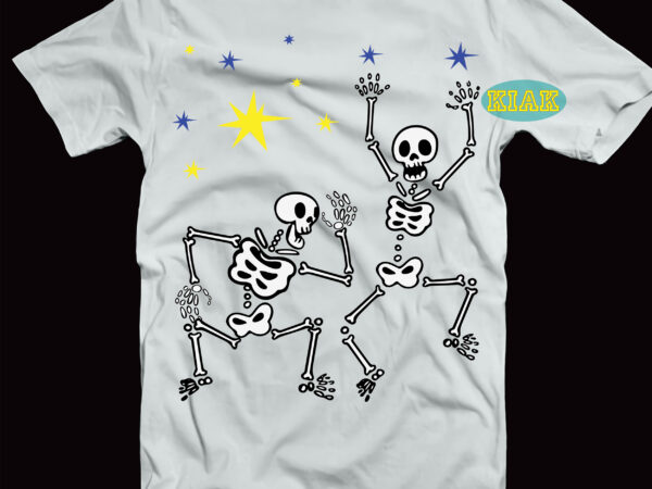 Skeletons dancing on halloween night svg, dancing skeleton svg, skeletons happy halloween svg, skeleton halloween svg, dancing halloween svg, skeletons dance svg, funny skeletons dancing svg, skeletons dancing svg, skeleton t shirt template vector