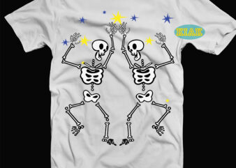 Skeletons Happy Halloween Svg, Funny Skeletons Dancing SVG, Dancing Skeleton Svg, Skeleton Halloween Svg, Dancing Halloween Svg, Skeletons Dancing on Halloween Night Svg, Skeletons Dance Svg, Skeletons Dancing Svg, Skeleton