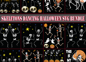 Skeletons Dancing Halloween SVG 13 Bundle, Skeletons Dancing SVG Bundle, Bundle Halloween t shirt template, Bundle Halloween, Bundles Halloween SVG, Halloween bundle, Halloween bundles, Halloween SVG Bundle, T shirt Design