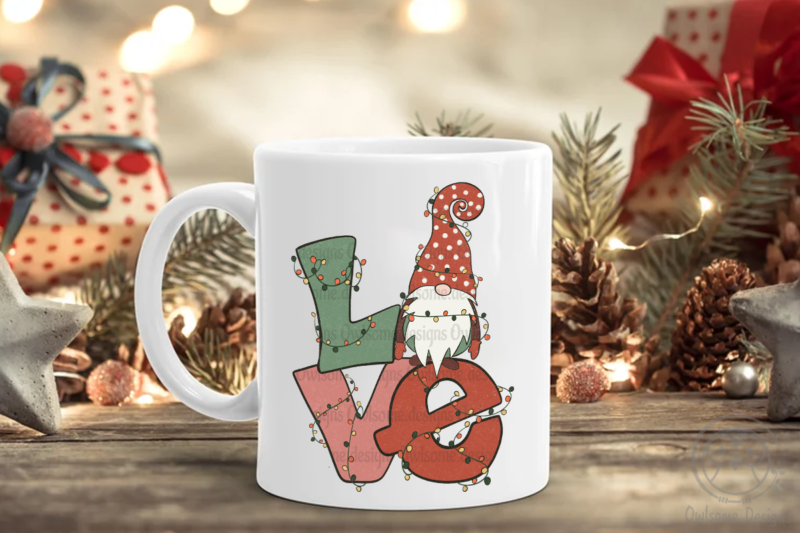 LOVE Christmas Sublimation