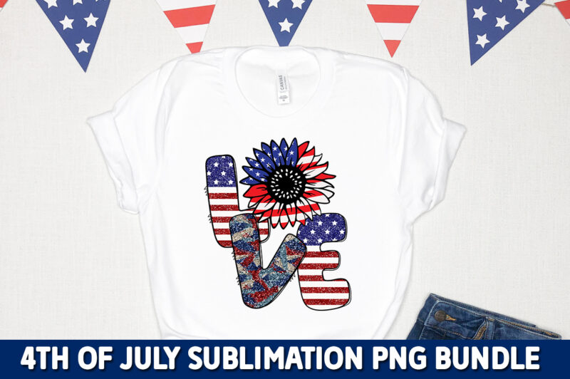 4th of July Sublimation PNG Bundle