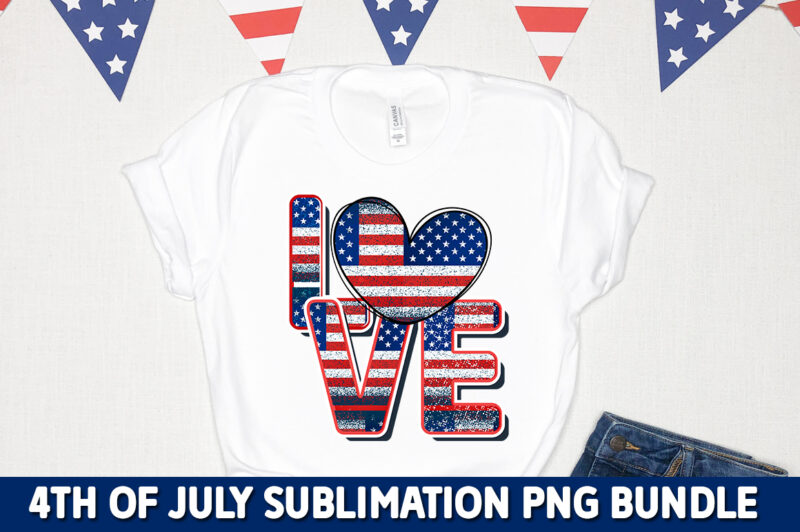 4th of July Sublimation PNG Bundle