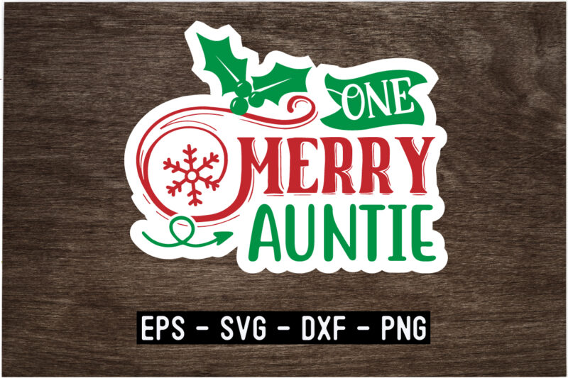 Christmas SVG Sticker Design Bundle