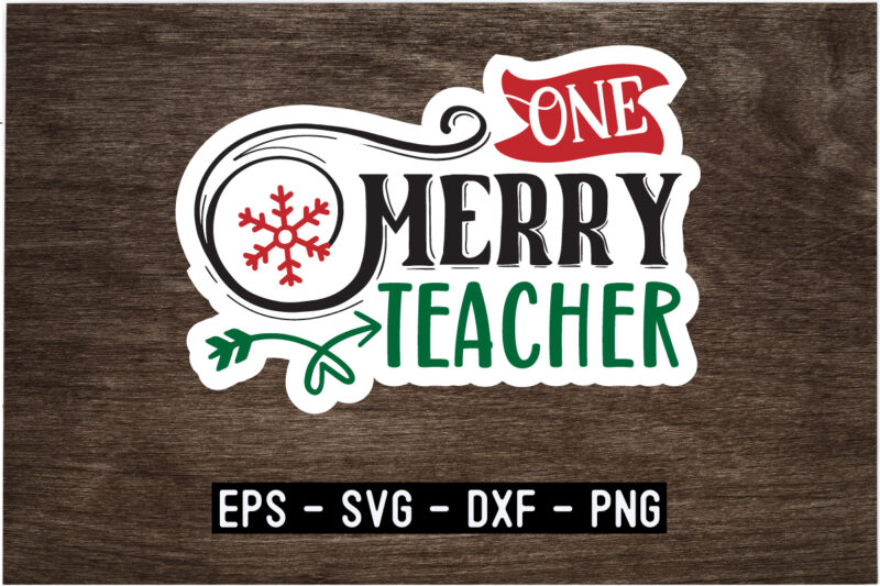 Christmas SVG Sticker Design Bundle