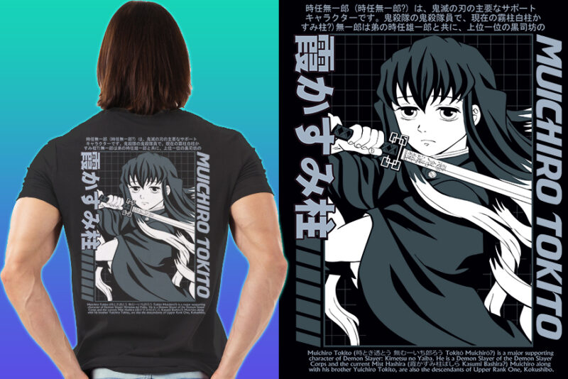 ANIME MIX PART#5 DEMON SLAYER EDITION TSHIRT DESIGNS BUNDLE