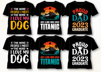 POD T-Shirt Design Bundle