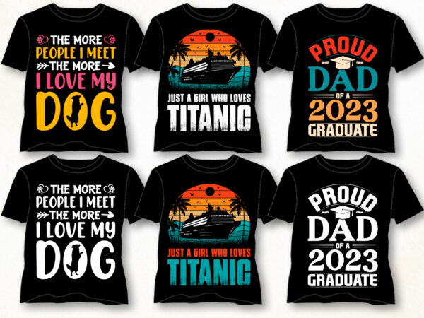 Pod t-shirt design bundle