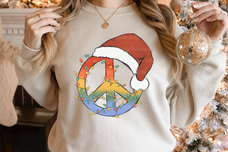 Hippie Groovy Christmas Sublimation Bundle