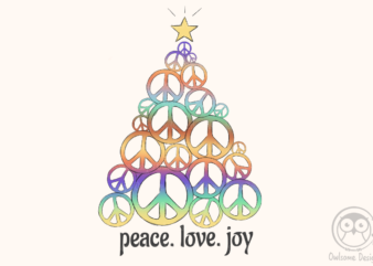 Peace Christmas Sublimation