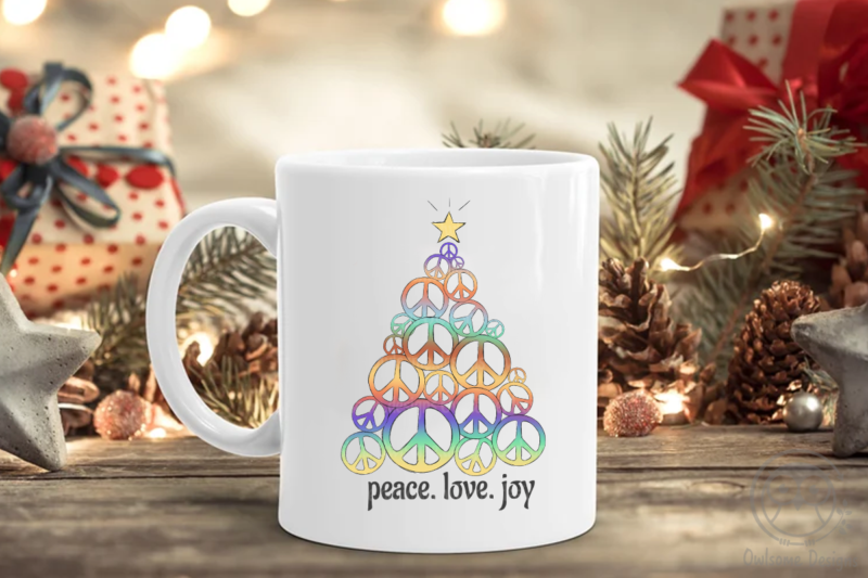 Peace Christmas Sublimation