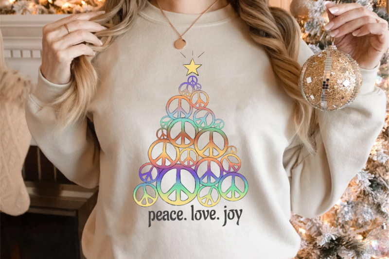 Hippie Groovy Christmas Sublimation Bundle