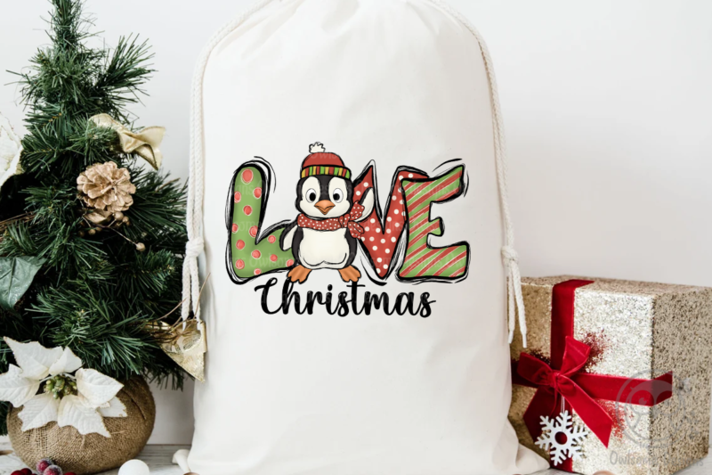 Penguin Christmas Sublimation