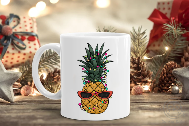 Pinapple Christmas Sublimation