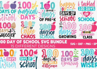 100 Days Of School SVG Bundle