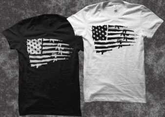 American flag guns, US flag guns illustration, 2nd amendment t-shirt design, 4th of july, USA flag guns, 2nd amendment svg, usa flag t shirt design,us flag svg, USA flag svg,