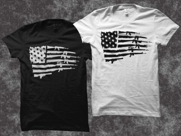 American flag guns, us flag guns illustration, 2nd amendment t-shirt design, 4th of july, usa flag guns, 2nd amendment svg, usa flag t shirt design,us flag svg, usa flag svg,