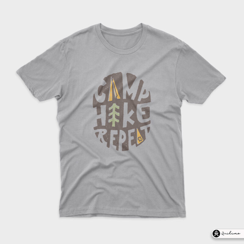 Camp Hike Repeat - Buy t-shirt designs