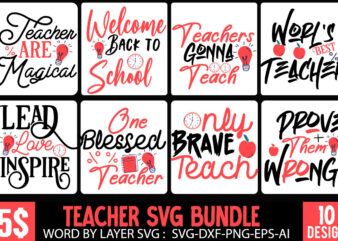 Back to School SVG Bundle , Teacher Mini SVG Bundle , Teacher 10 T-Shirt Design , Back to School SVG Bundle , Teacher Tshirt Bundle, Teacher svg bundle,teacher svg,back to
