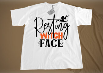 Resting witch face SVG t shirt design online